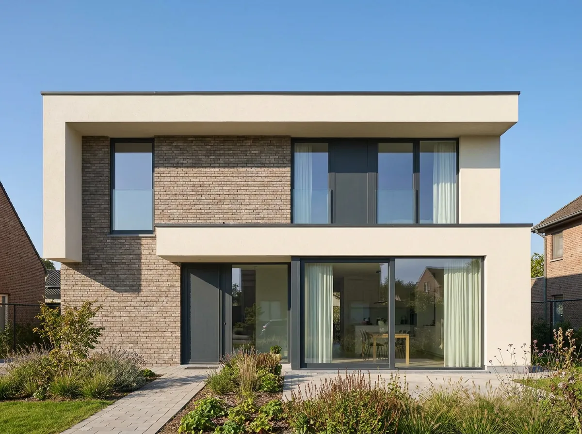 PVC ramen met dubbel glas in een nieuwbouwwoning